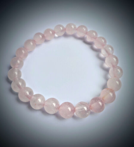 Rose Quartz Crystal Bracelet 8mm Wexford (1)