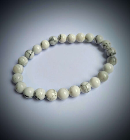 White Howlite Crystal Bracelet Wexford (1)