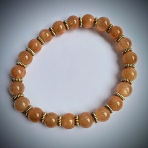 Flashy Sunstone Crystal Bracelet 8mm Wexford (1)