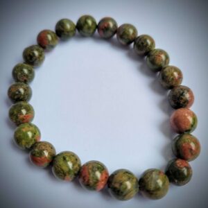 Unakite Crystal Bracelet 10mm Wexford (1)